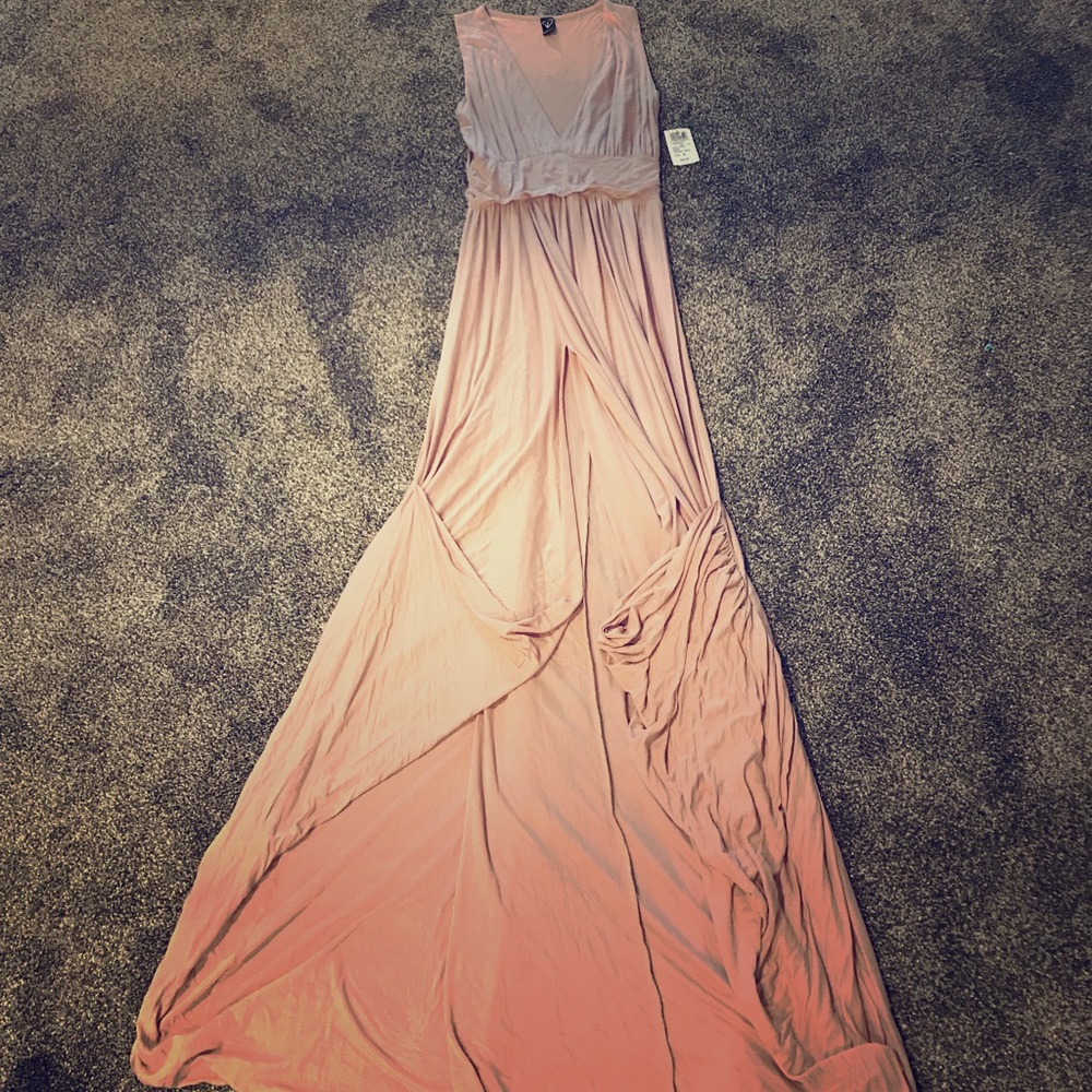 Windsor Maxi dress with front slit